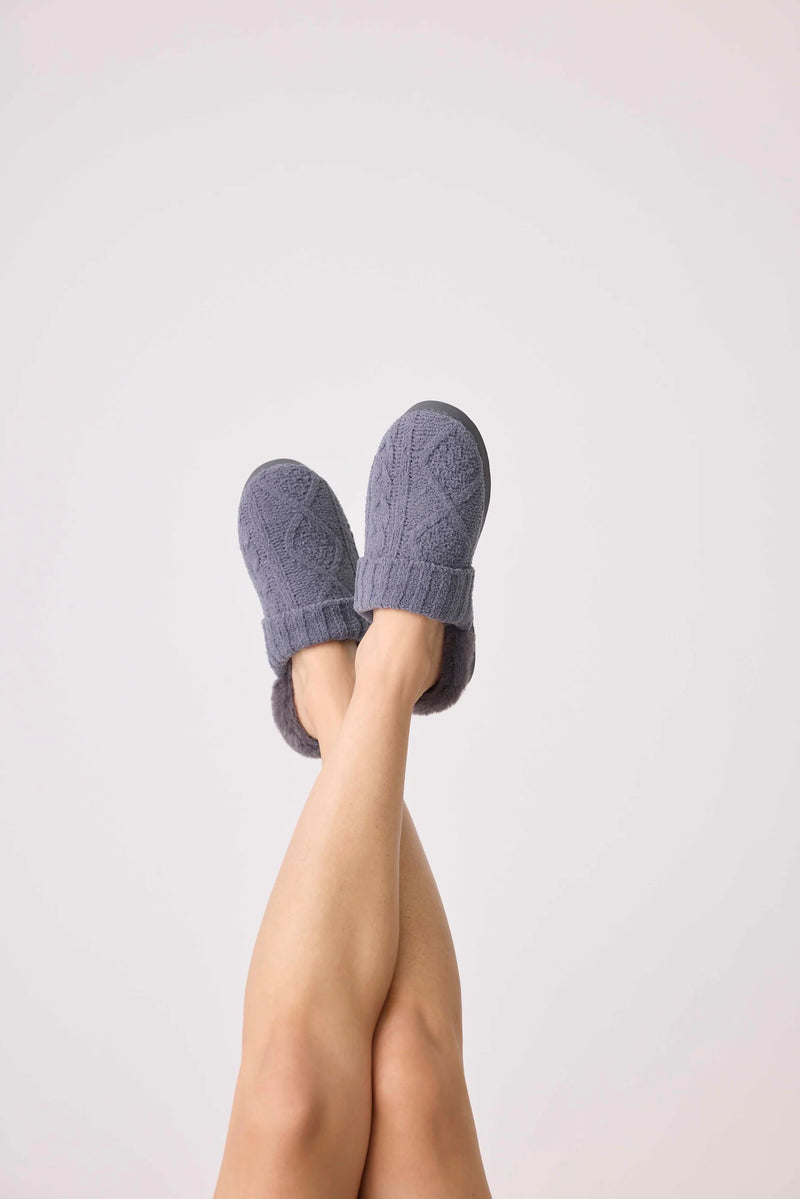 The "Cozy Cable" Slippers by PJ Salvage