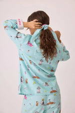 The "Spaw Day" Flannel PJ Set by PJ Salvage