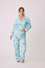 The "Spaw Day" Flannel PJ Set by PJ Salvage