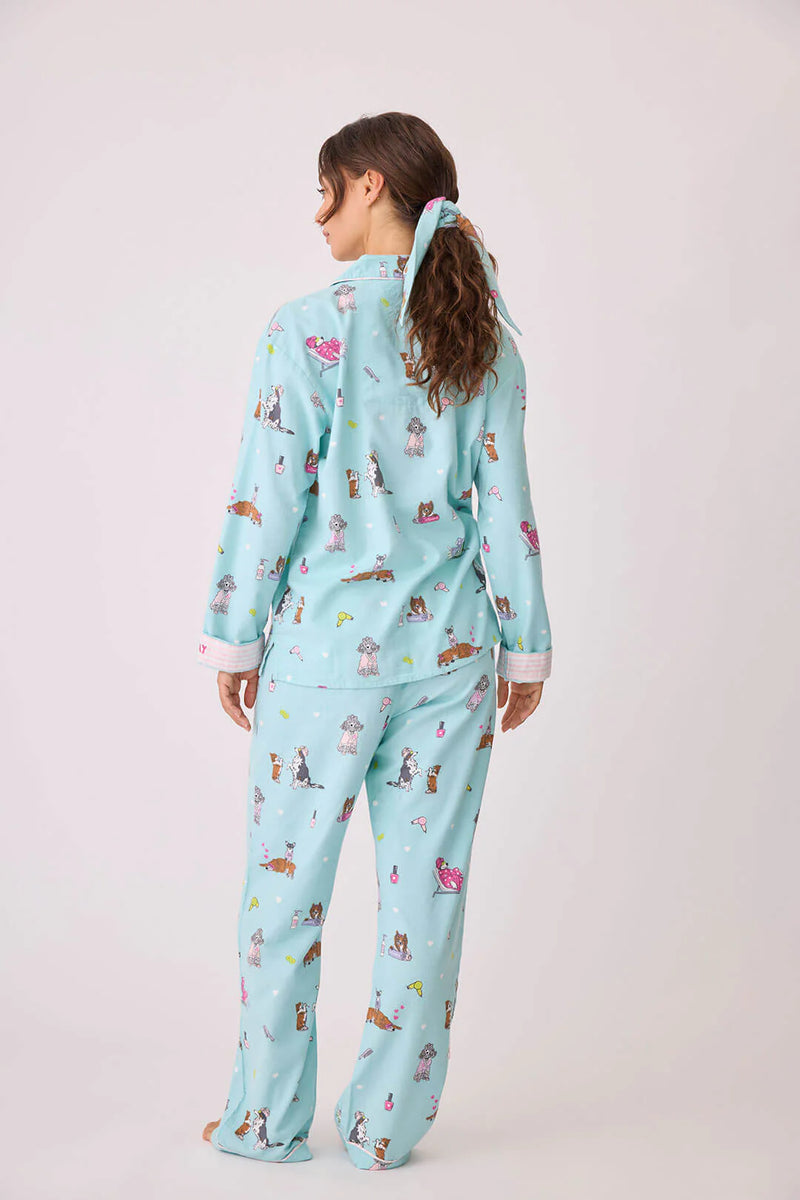 The "Spaw Day" Flannel PJ Set by PJ Salvage