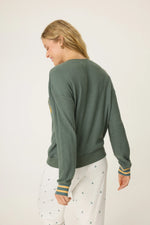 The "Campfire Cozy Thermal" Long Sleeve Top by PJ Salvage