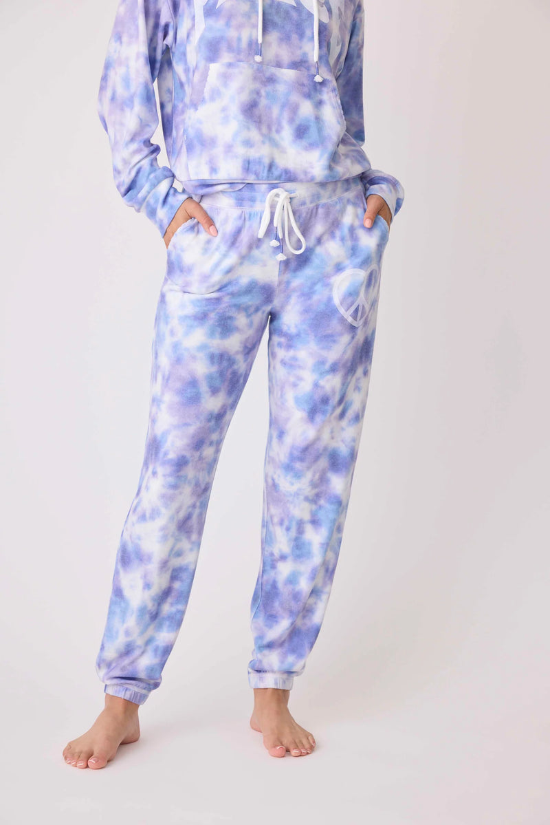 The "Peace & Love" Banded Pant by PJ Salvage