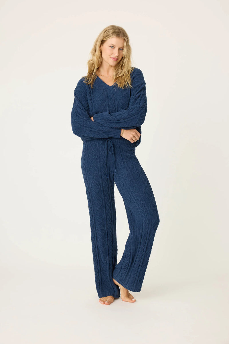 The "Cozy Cable" Lounge Pant by PJ Salvage