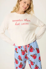 The "Sweeter than Hot Cocoa" Snuggle Sweater by PJ Salvage