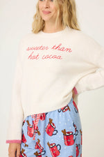 The "Sweeter than Hot Cocoa" Snuggle Sweater by PJ Salvage