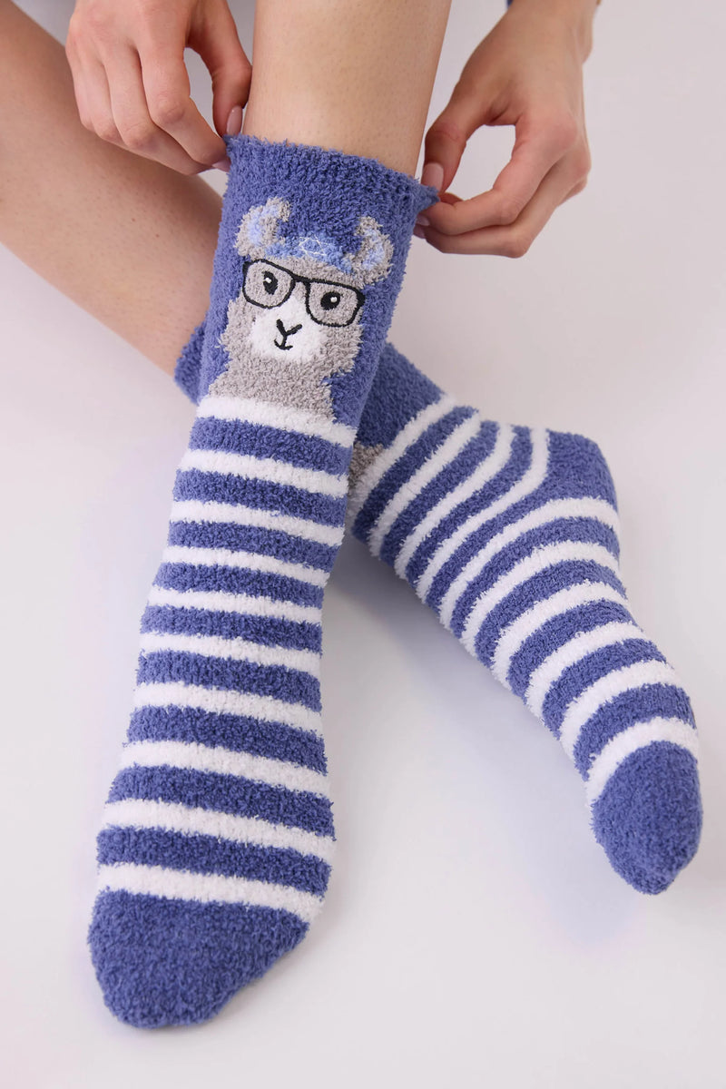 The "Llamakkah" Fun Socks by PJ Salvage