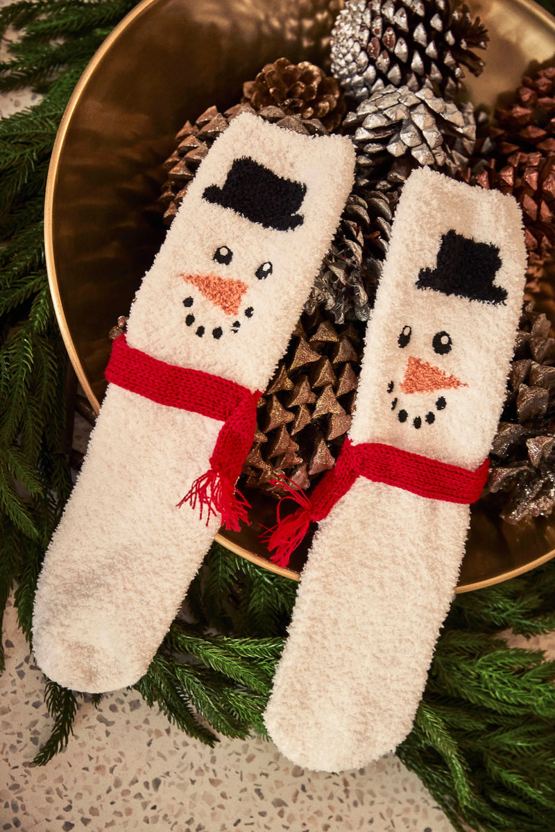 The "Snowman" Fun Socks by PJ Salvage