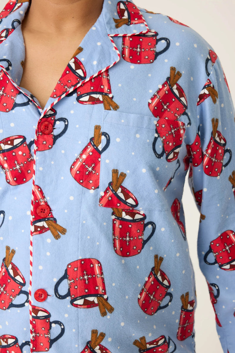 The "Hug in a Mug" Men's Flannel PJs by PJ Salvage