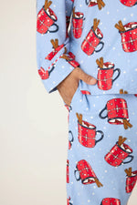 The "Hug in a Mug" Men's Flannel PJs by PJ Salvage