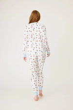 The "Candy Cane Waffle Thermal" Ski Jammie Set by PJ Salvage