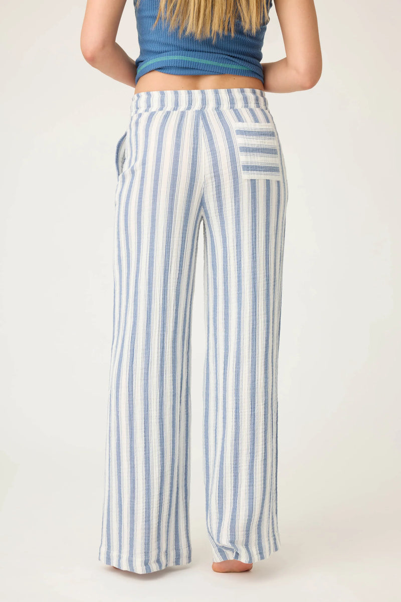 The "Back from the Beach" Striped Gauze Pants by PJ Salvage