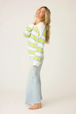 The "Beautiful Life" Striped Snuggle Sweater by PJ Salvage