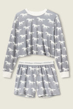 The "Wild Horses" Boyfriend Boxer PJ Set by PJ Salvage