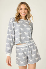 The "Wild Horses" Boyfriend Boxer PJ Set by PJ Salvage