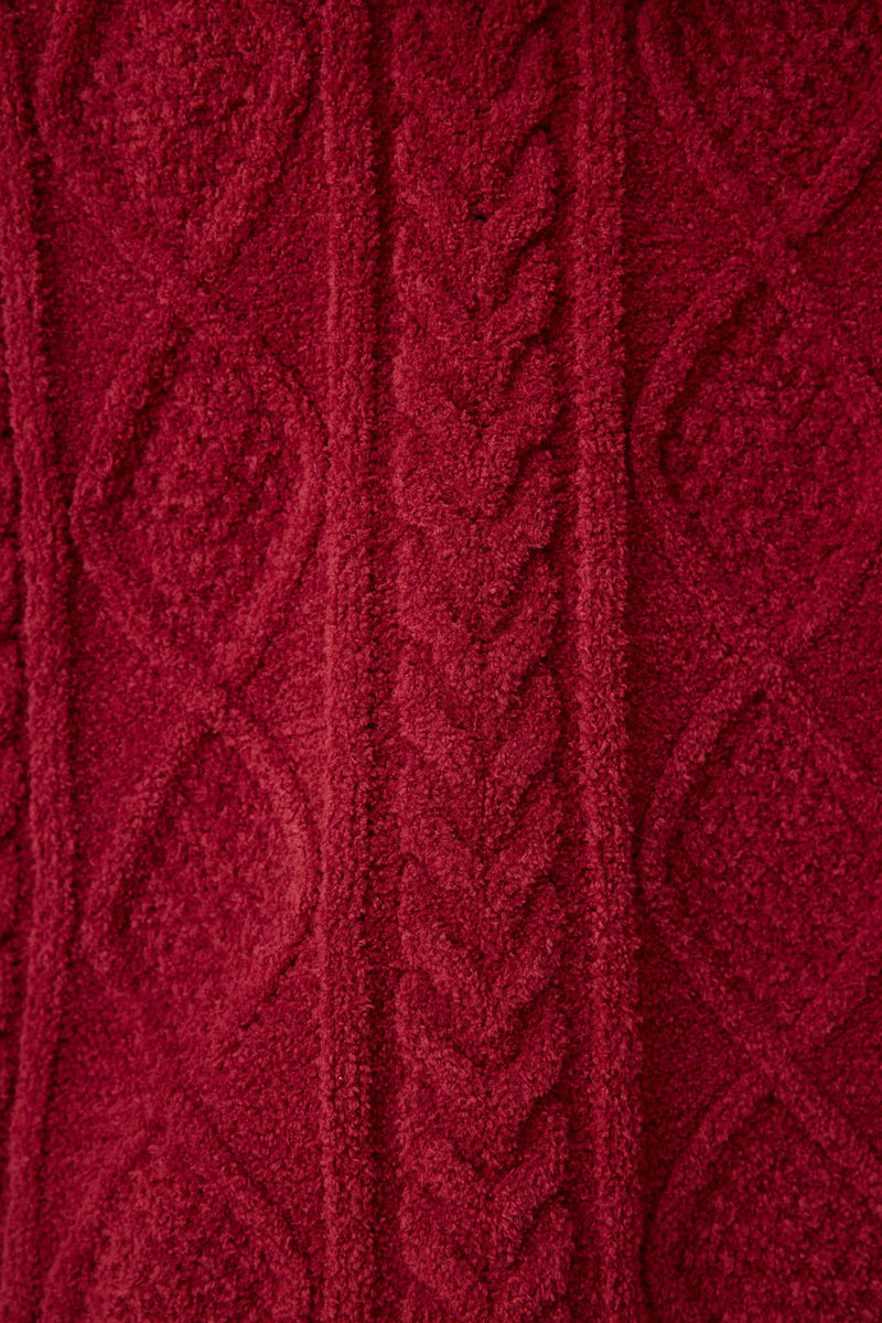 The "Port" Cozy Chenille Cable Knit Pant by PJ Salvage