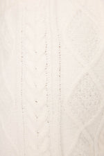 The “Ivory” Chenille Cable Knit Shorts by PJ Salvage