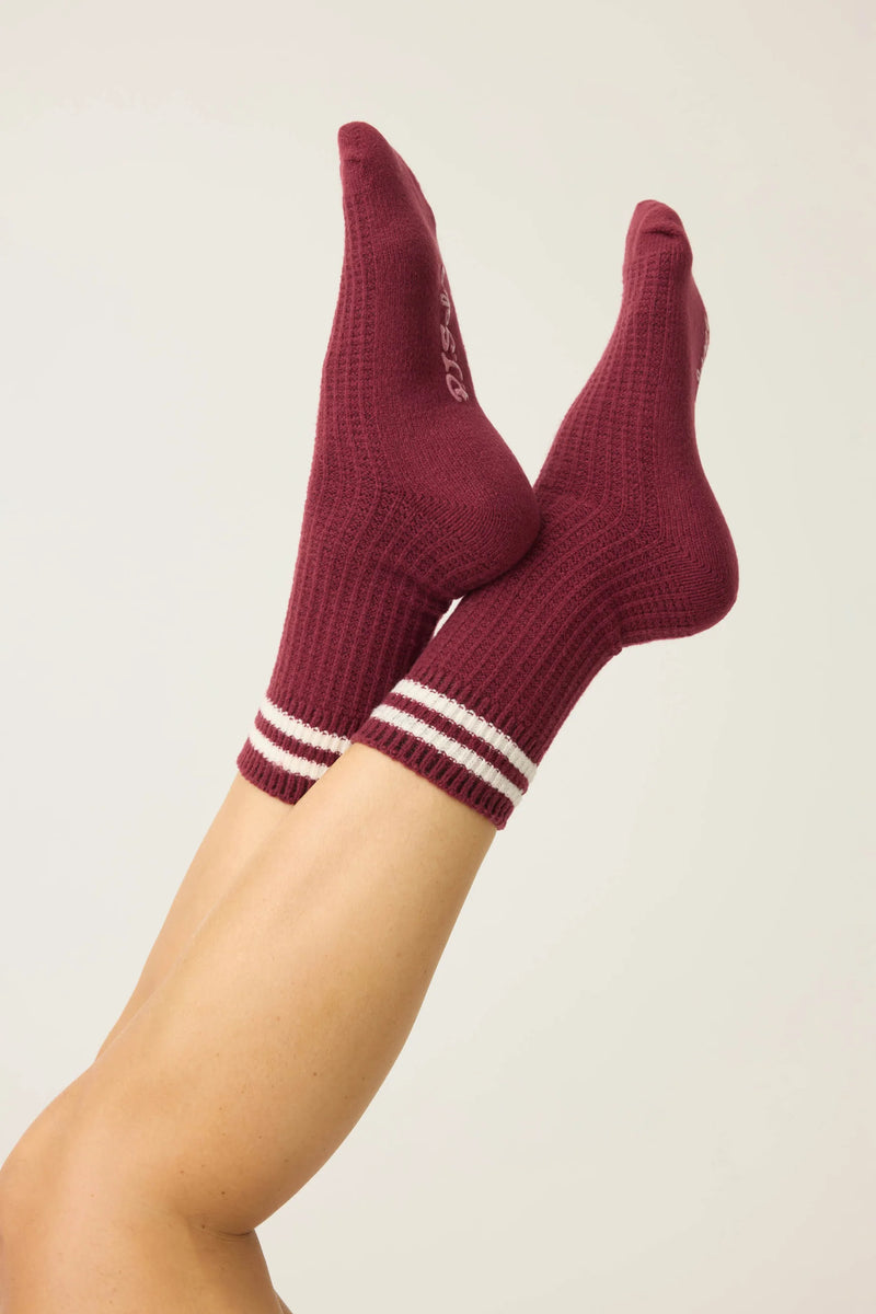 The "Let's Get Cozy" Crew Socks by PJ Salvage