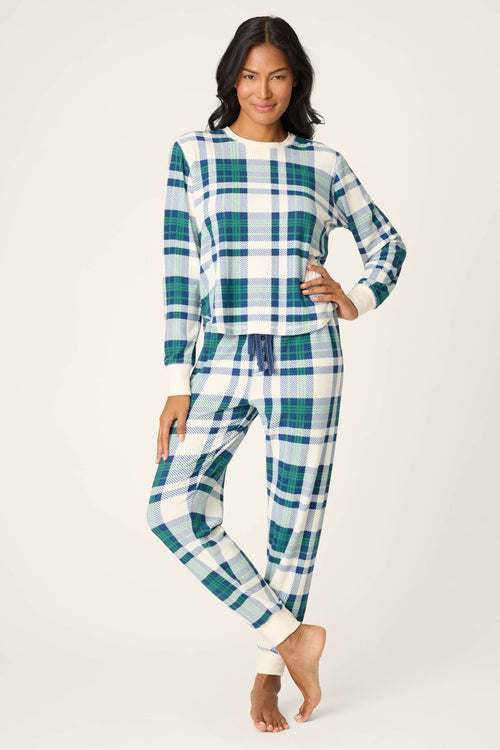 The "Cozy Life Plaid" PJ Set by PJ Salvage