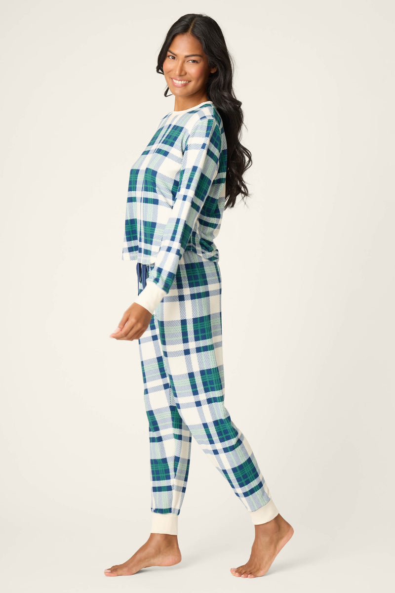The "Cozy Life Plaid" PJ Set by PJ Salvage
