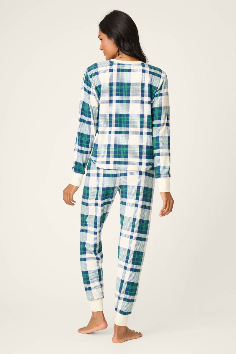 The "Cozy Life Plaid" PJ Set by PJ Salvage