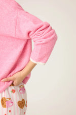 The "Cafe Et Croissants" Snuggle Sweater by PJ Salvage