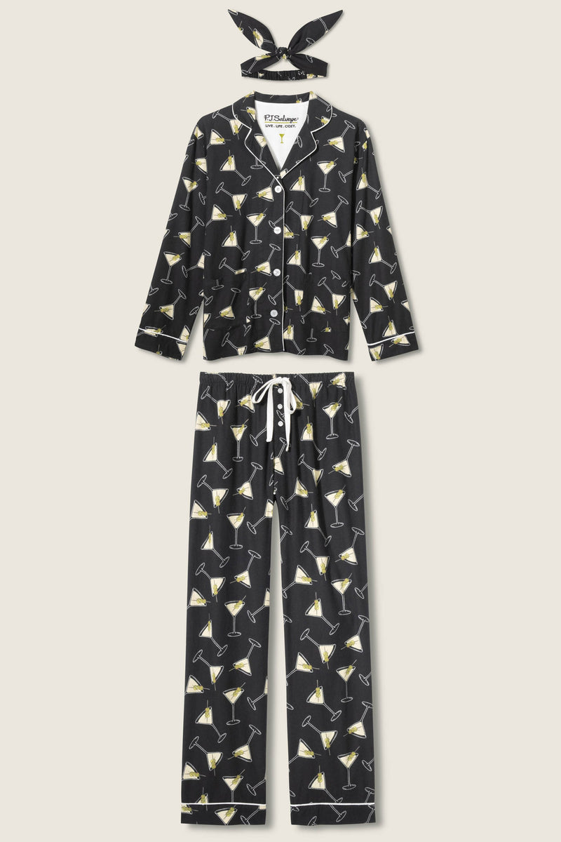 The “Merrier with a Martini” Flannels by PJ Salvage