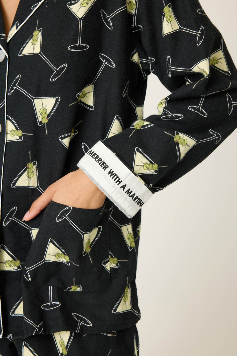 The “Merrier with a Martini” Flannels by PJ Salvage