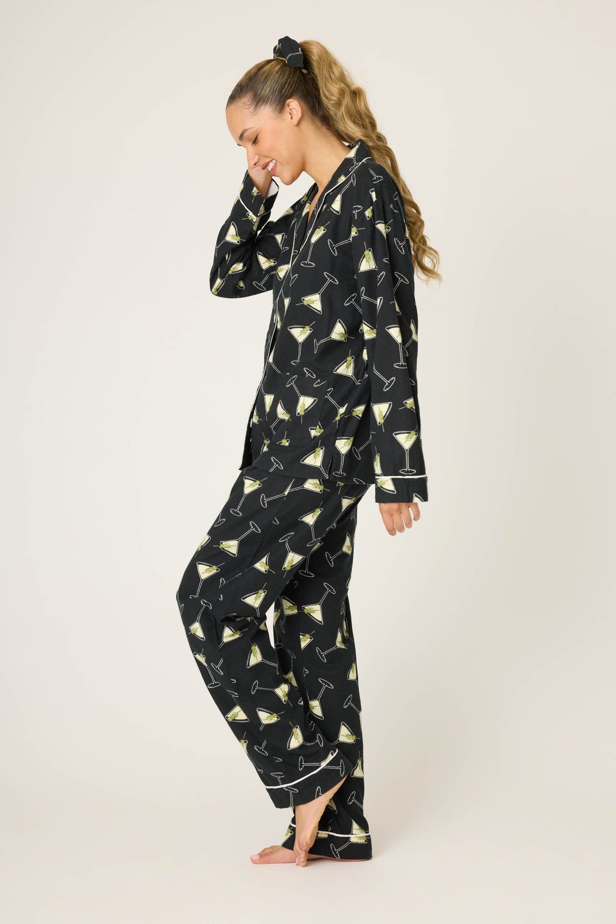 The “Merrier with a Martini” Flannels by PJ Salvage