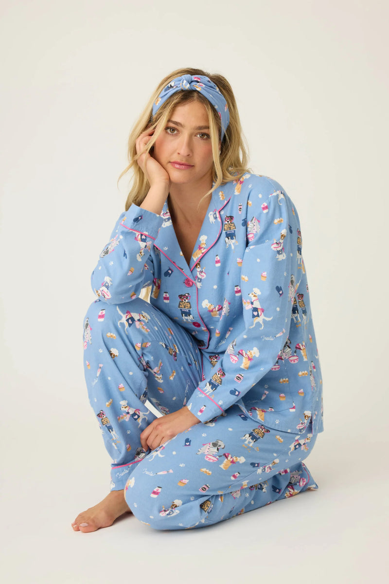 The "Baked Woof Love" Flannels by PJ Salvage