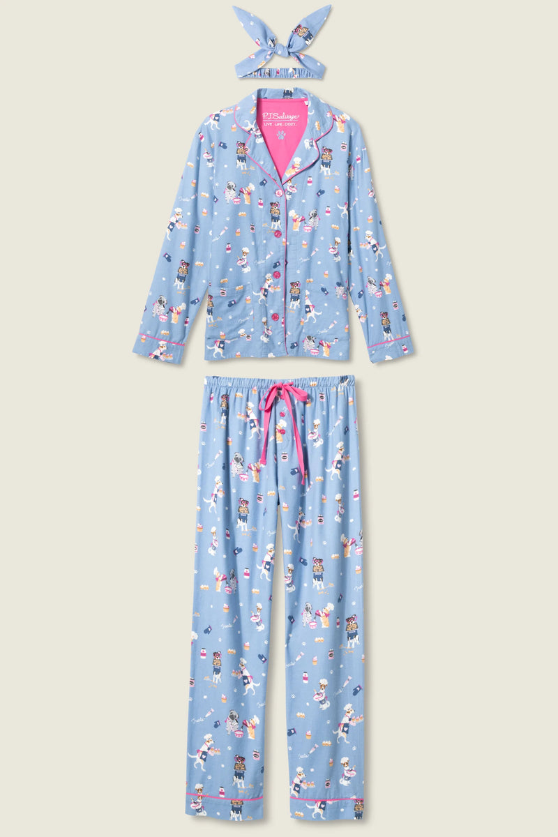 The "Baked Woof Love" Flannels by PJ Salvage