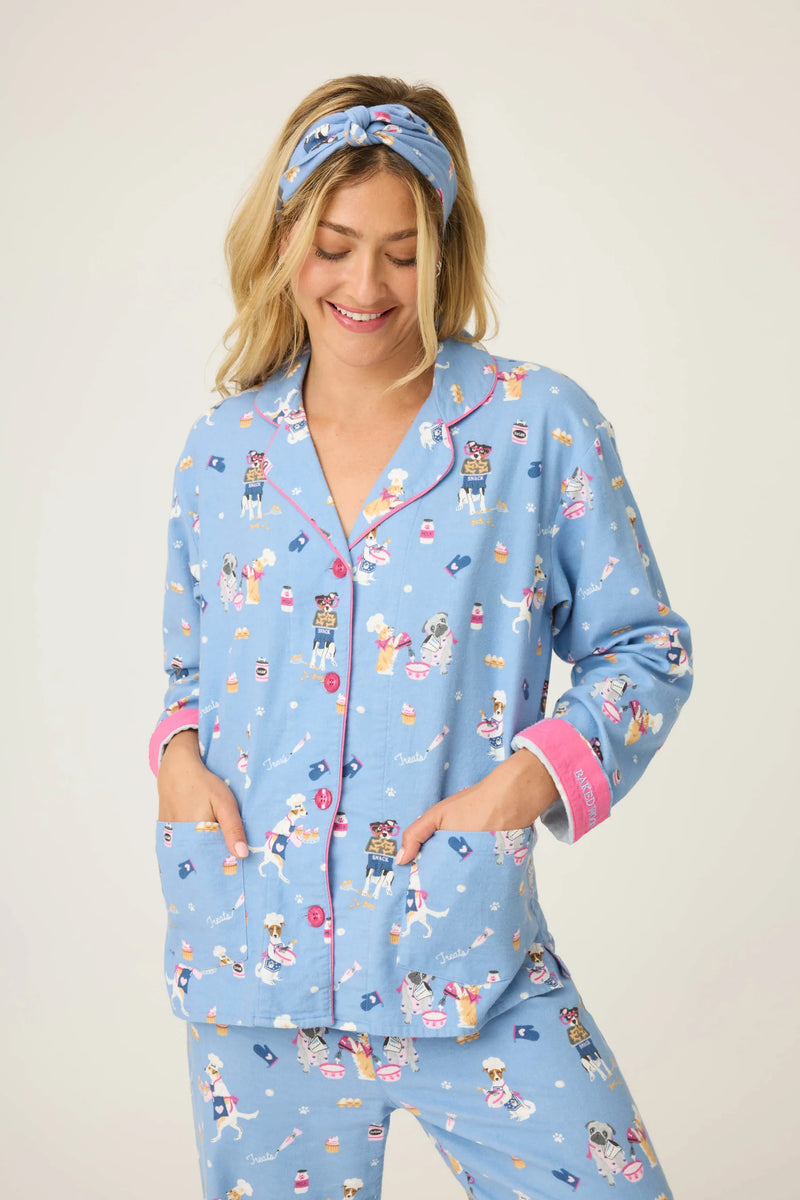 The "Baked Woof Love" Flannels by PJ Salvage