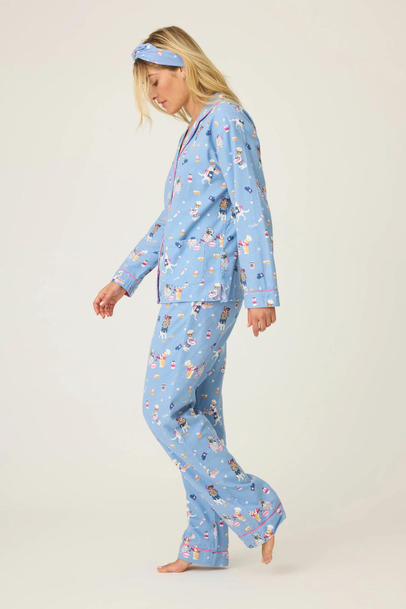 The "Baked Woof Love" Flannels by PJ Salvage
