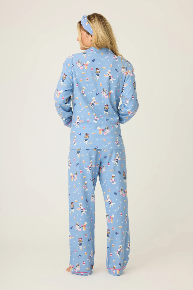 The "Baked Woof Love" Flannels by PJ Salvage