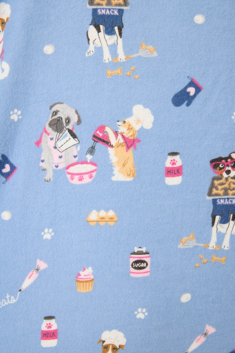 The "Baked Woof Love" Flannels by PJ Salvage