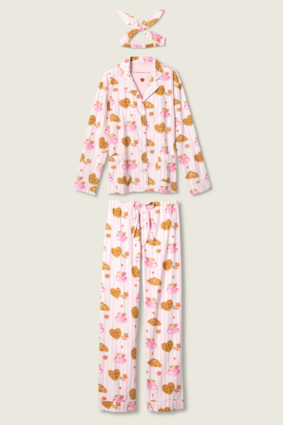 The "Parisian Breakfast" Flannels by PJ Salvage