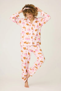 The "Parisian Breakfast" Flannels by PJ Salvage
