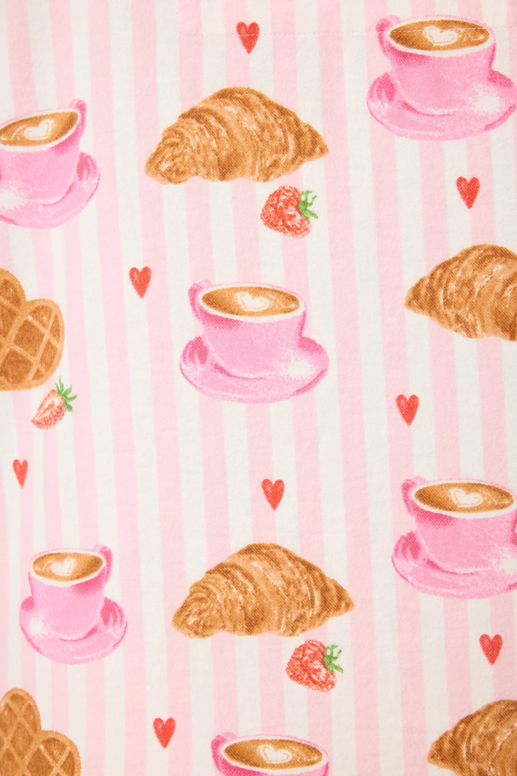 The "Parisian Breakfast" Flannels by PJ Salvage