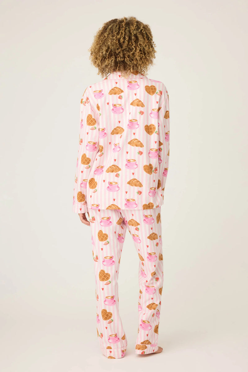 The "Parisian Breakfast" Flannels by PJ Salvage