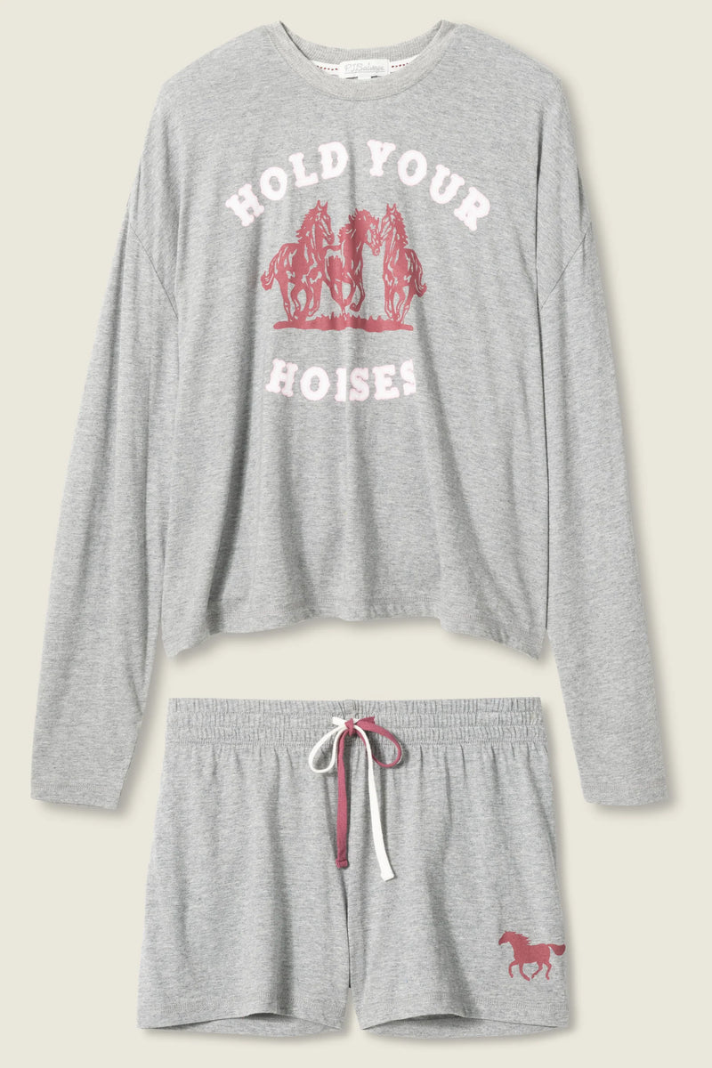 The "Hold Your Horses" PJ Set by PJ Salvage