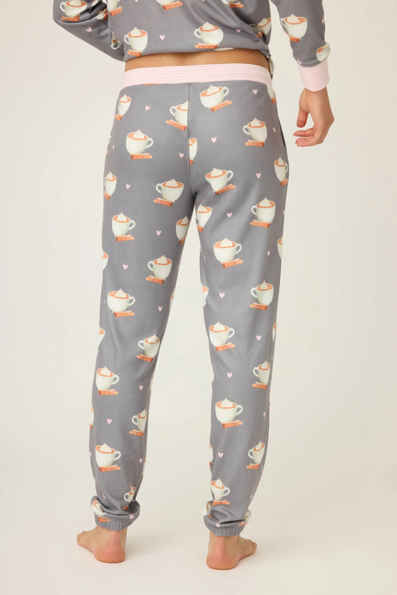 The "Love You a Latte" Banded Pant by PJ Salvage
