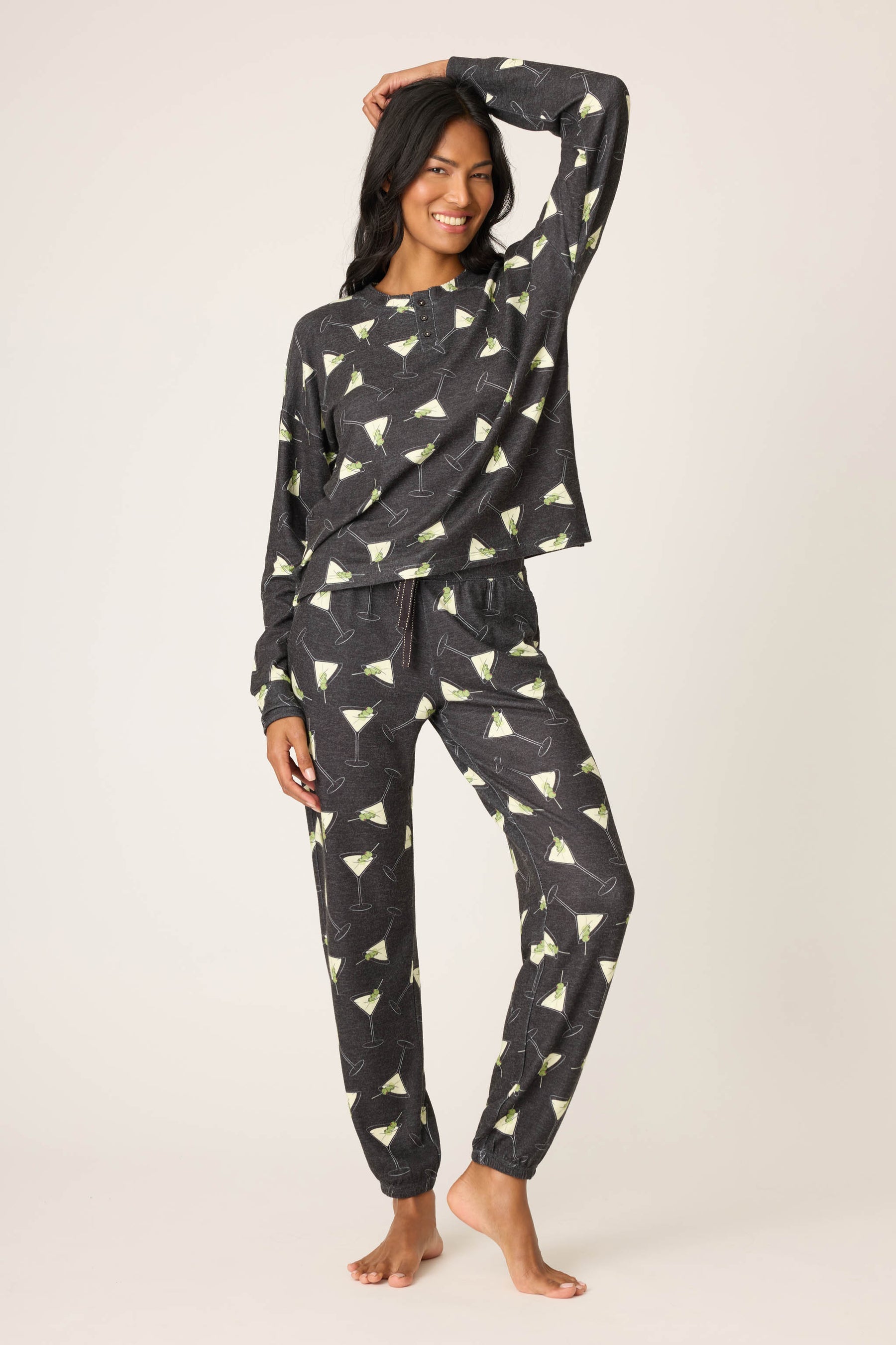 The “Merrier with a Martini” PJ Set by PJ Salvage