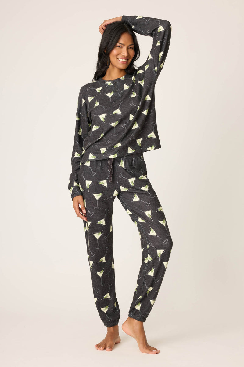 The “Merrier with a Martini” PJ Set by PJ Salvage
