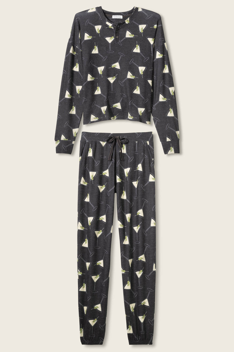 The “Merrier with a Martini” PJ Set by PJ Salvage