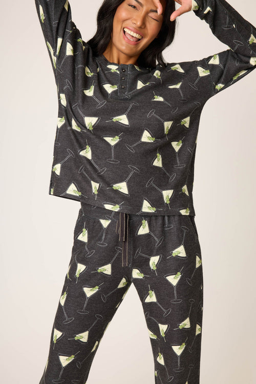 The “Merrier with a Martini” PJ Set by PJ Salvage