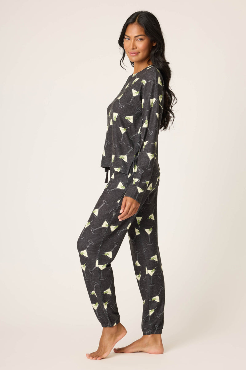 The “Merrier with a Martini” PJ Set by PJ Salvage