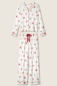 The “Feline Festive” PJ Set by PJ Salvage