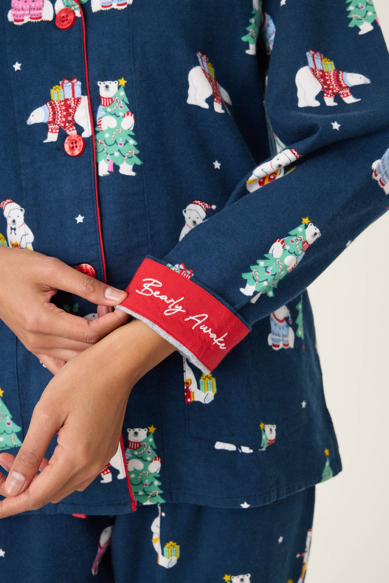 The “Bearly Awake” Flannels by PJ Salvage