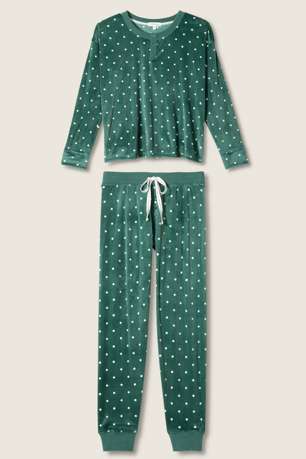 The “Let’s Get Toasty” Velour PJ Set by PJ Salvage