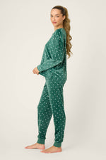 The “Let’s Get Toasty” Velour PJ Set by PJ Salvage