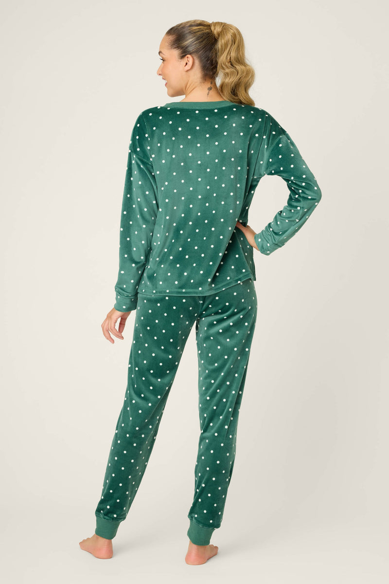 The “Let’s Get Toasty” Velour PJ Set by PJ Salvage